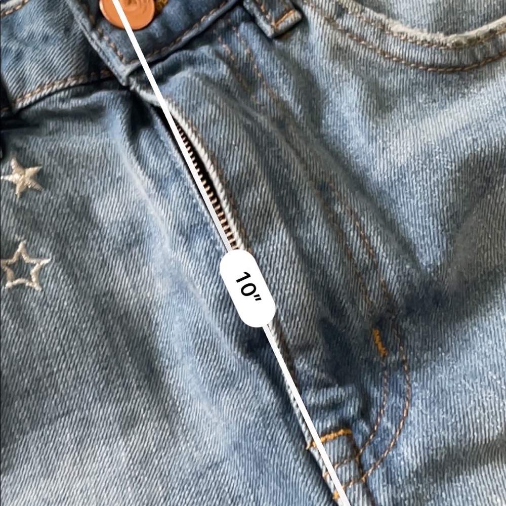 H&M x coachella star print Jean shorts - Picture 8 of 8